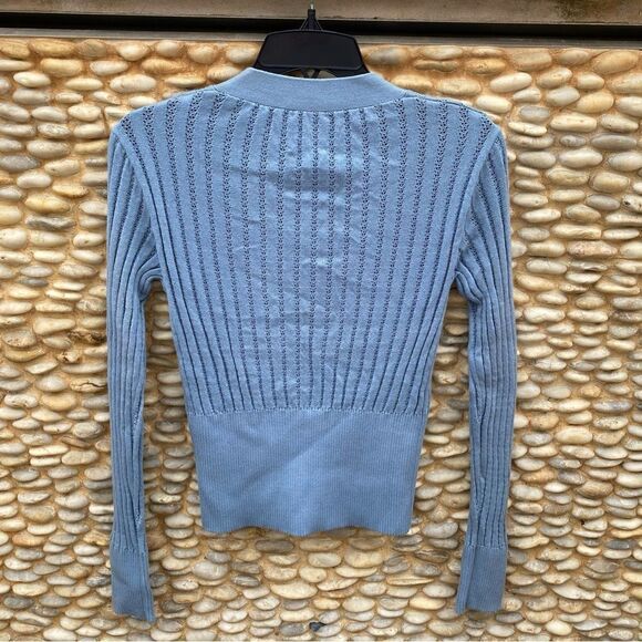 ALP N ROCK HANNE CARDIGAN SWEATER Light Blue. Size Small. New with Tag NWT - Picture 4 of 8